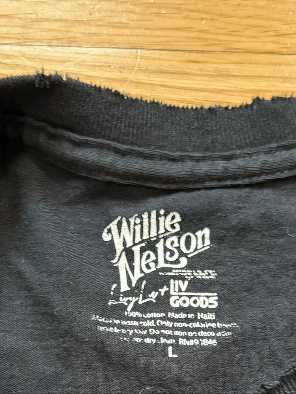 Willie Nelson Graphic Tee - Black